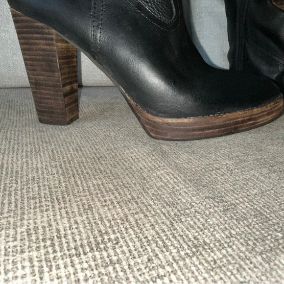 Lucky Brand Black Leather Boots - Picture 11 of 12